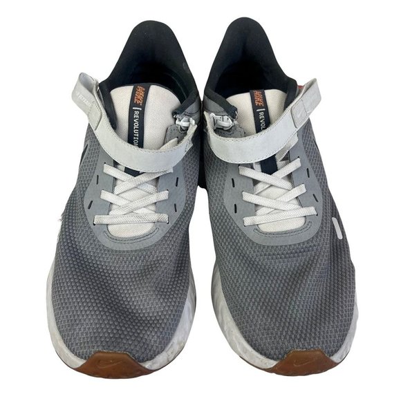 Nike Other - Nike Mens Revolution 5 Flyease Running Shoes Gray BQ3211-002 Low Top 10.5M